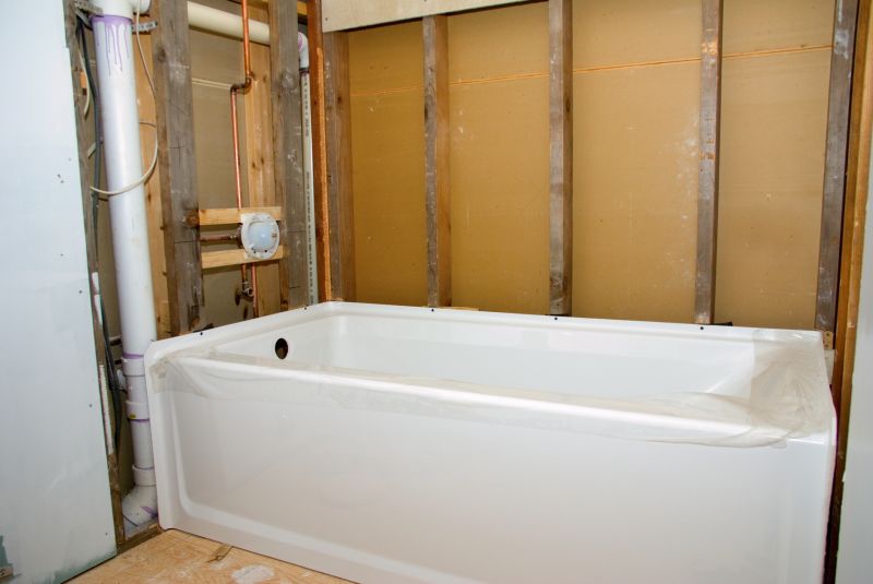 Contractors Installing Bathtub